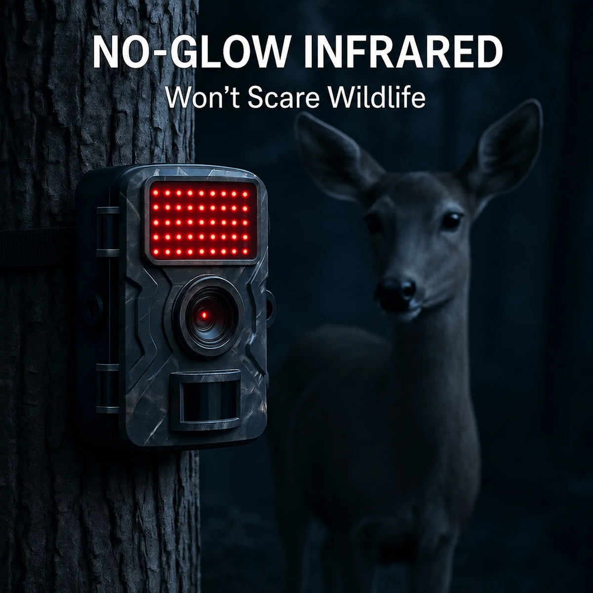 Trail Camera Infrared Night Vision 0.7-Second Trigger Speed