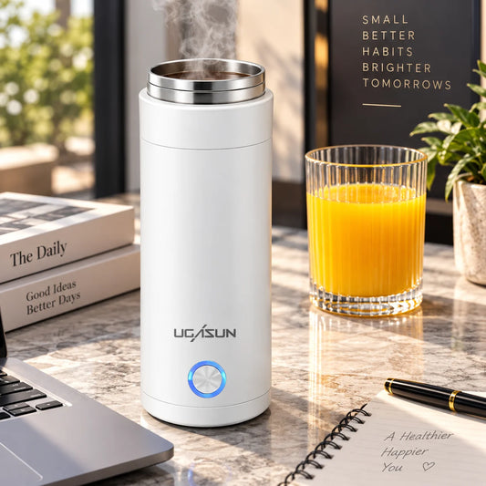 Travel Electric Kettle Stainless Steel Four Presets Auto Shut-Off