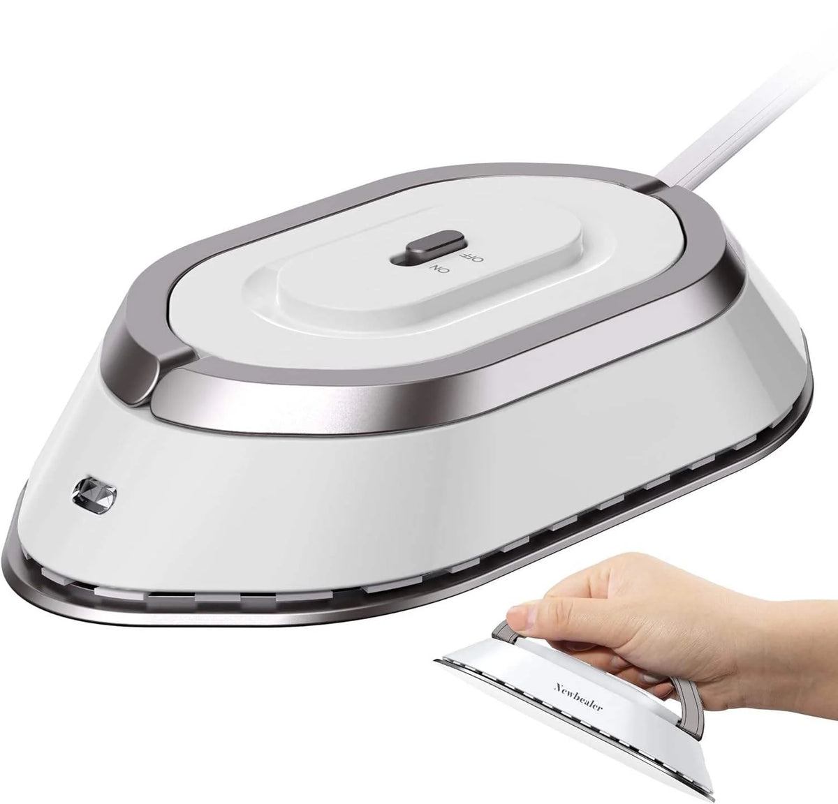 Travel Iron Foldable Handle Compact Dry & Wet Ironing
