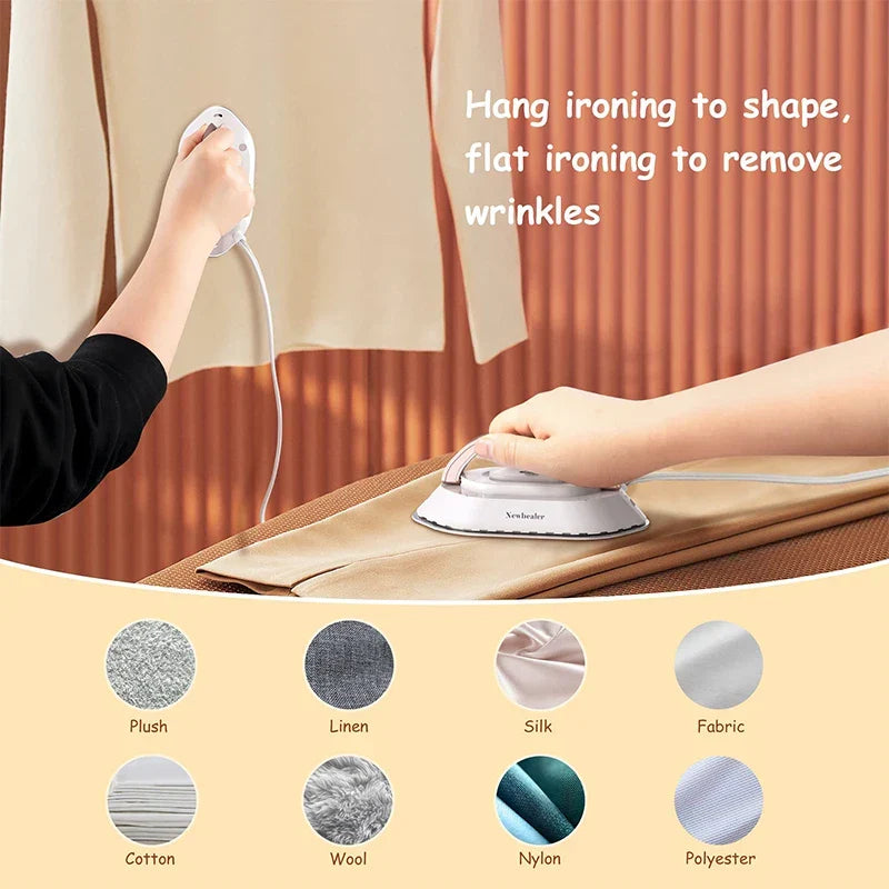 Travel Iron Foldable Handle Compact Dry & Wet Ironing