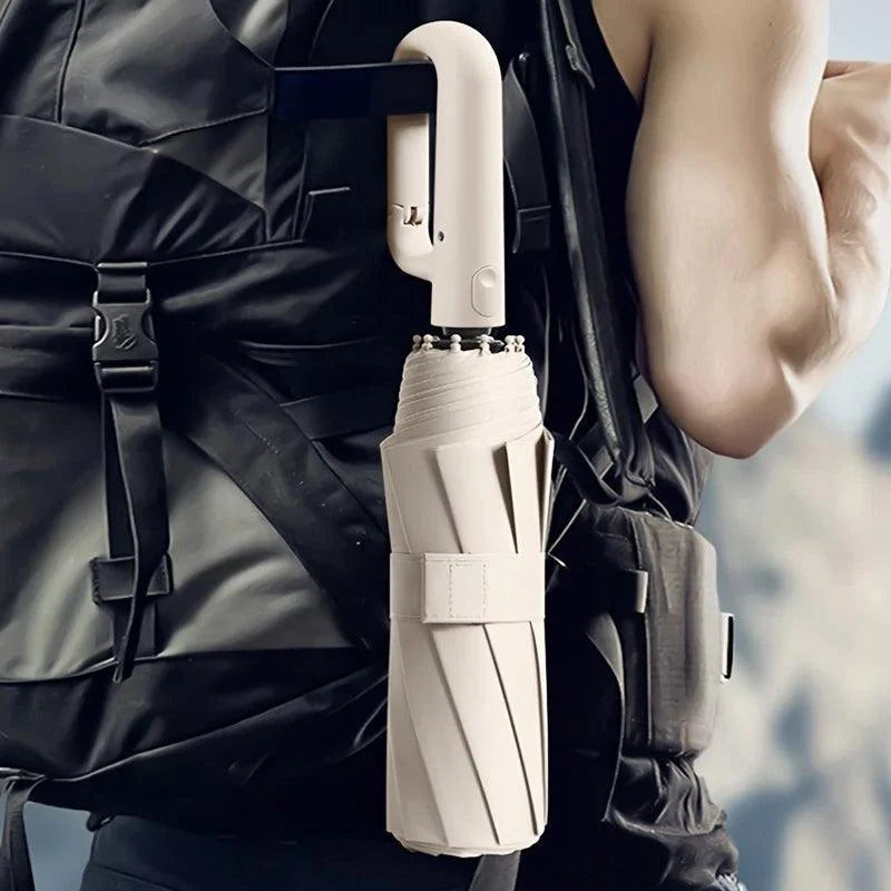 Travel Umbrella Compact One-Touch Automatic Water-Resistant Canopy