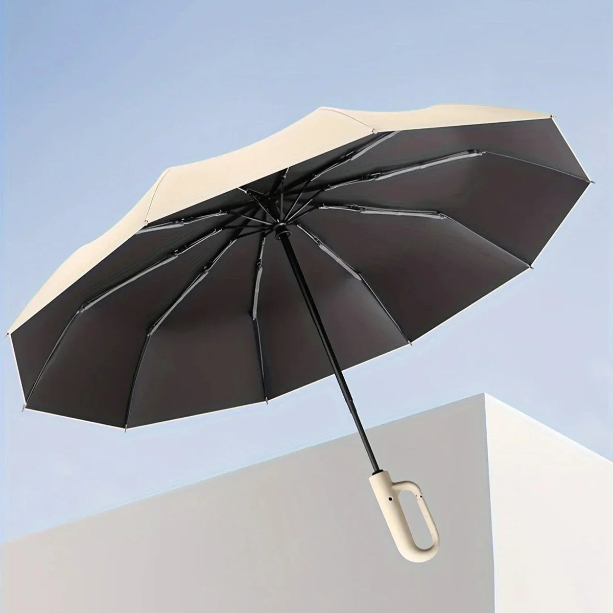 Travel Umbrella Compact One-Touch Automatic Water-Resistant Canopy