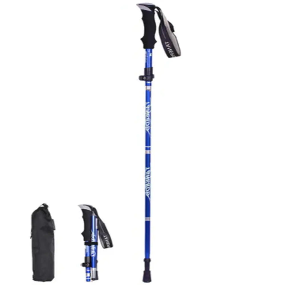 Trekking Pole Adjustable Telescopic Foldable Compact-Packing Support