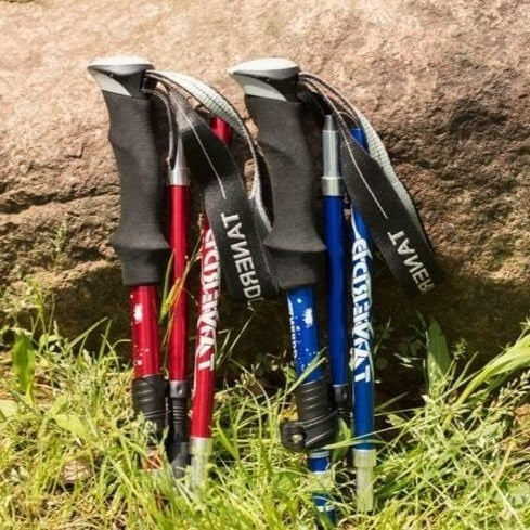 Trekking Pole Adjustable Telescopic Foldable Compact-Packing Support