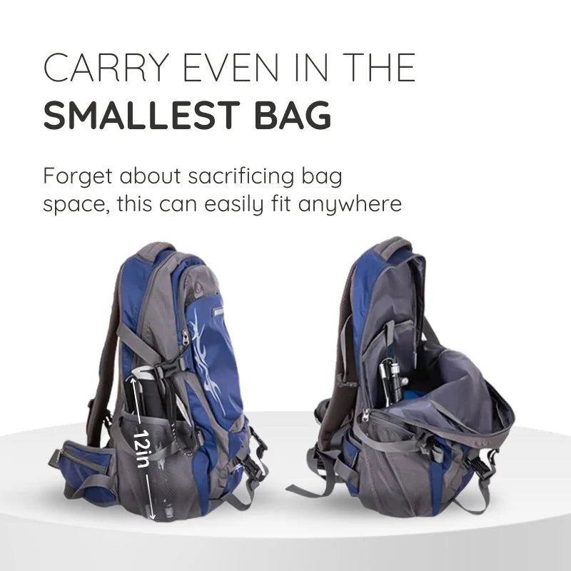 Trekking Pole Folding Shock-Absorbing Textured Grip