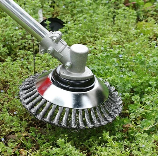 Trimmer Attachment Wire Brush 1 Inch Center Hole