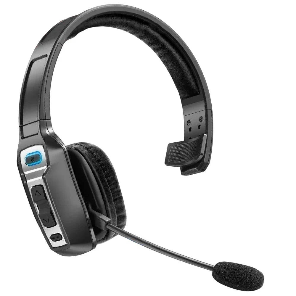 Trucker Headset Noise-Cancelling Boom Microphone 35-Hour Talk Time