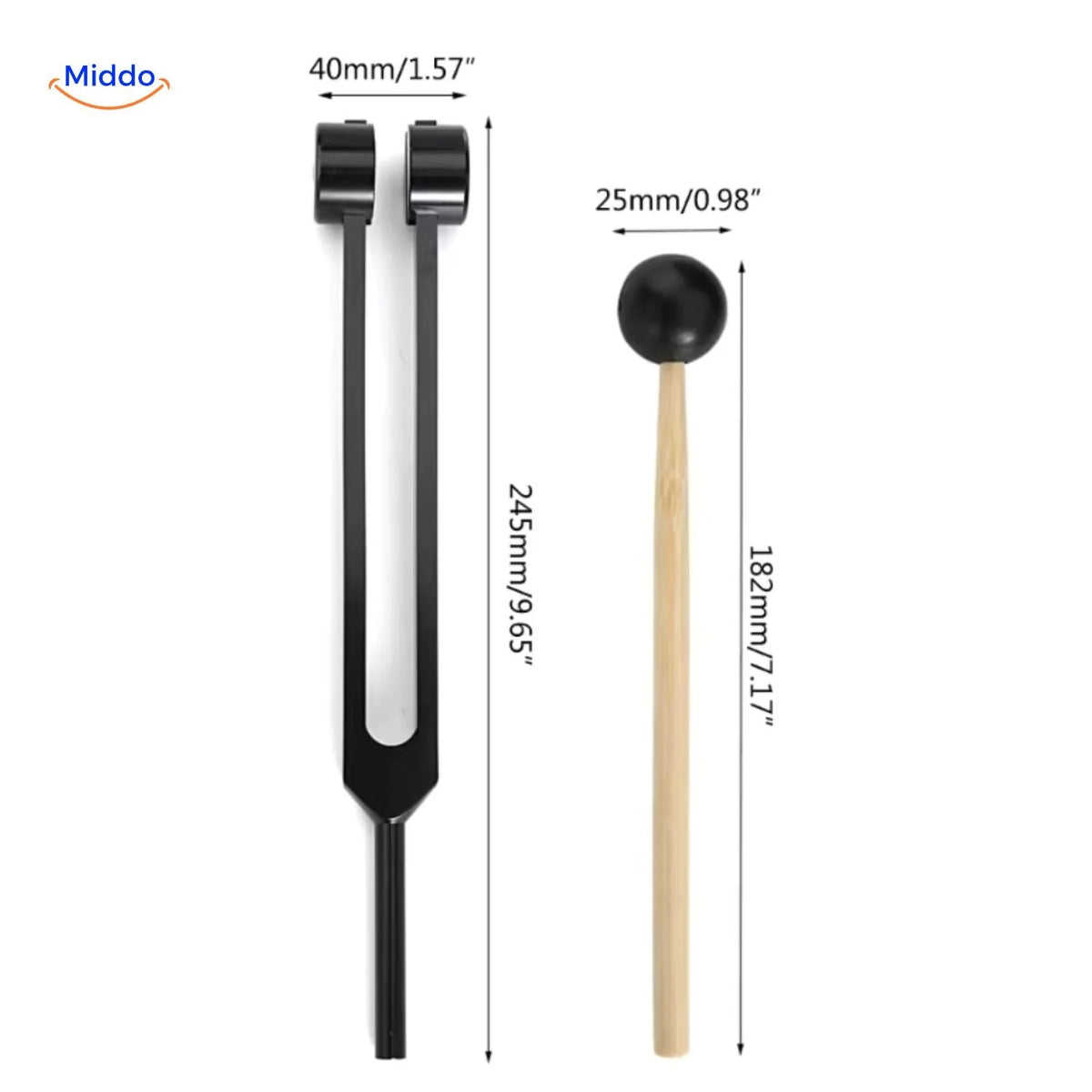 Tuning Fork Metal 128 Hz For Meditation & Relaxation