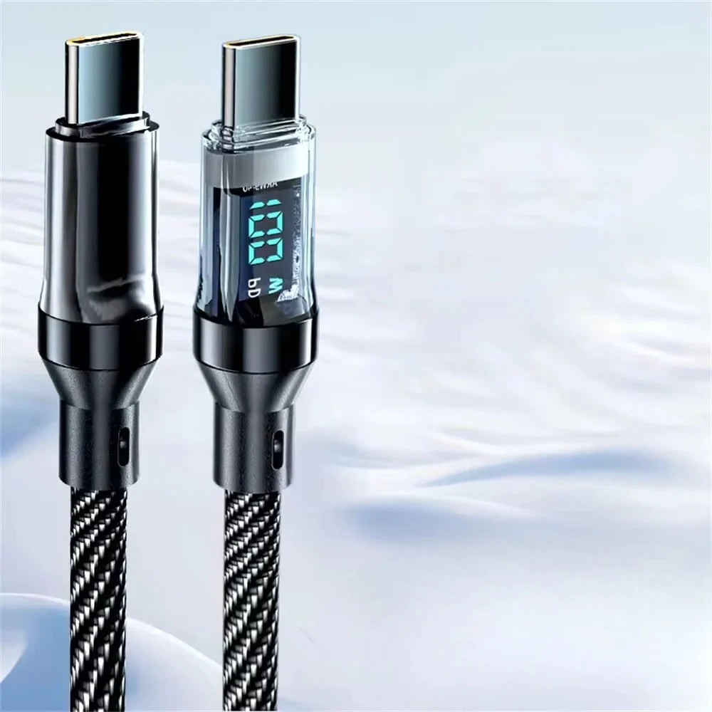 USB-C Charging Cable 120W With Power Display