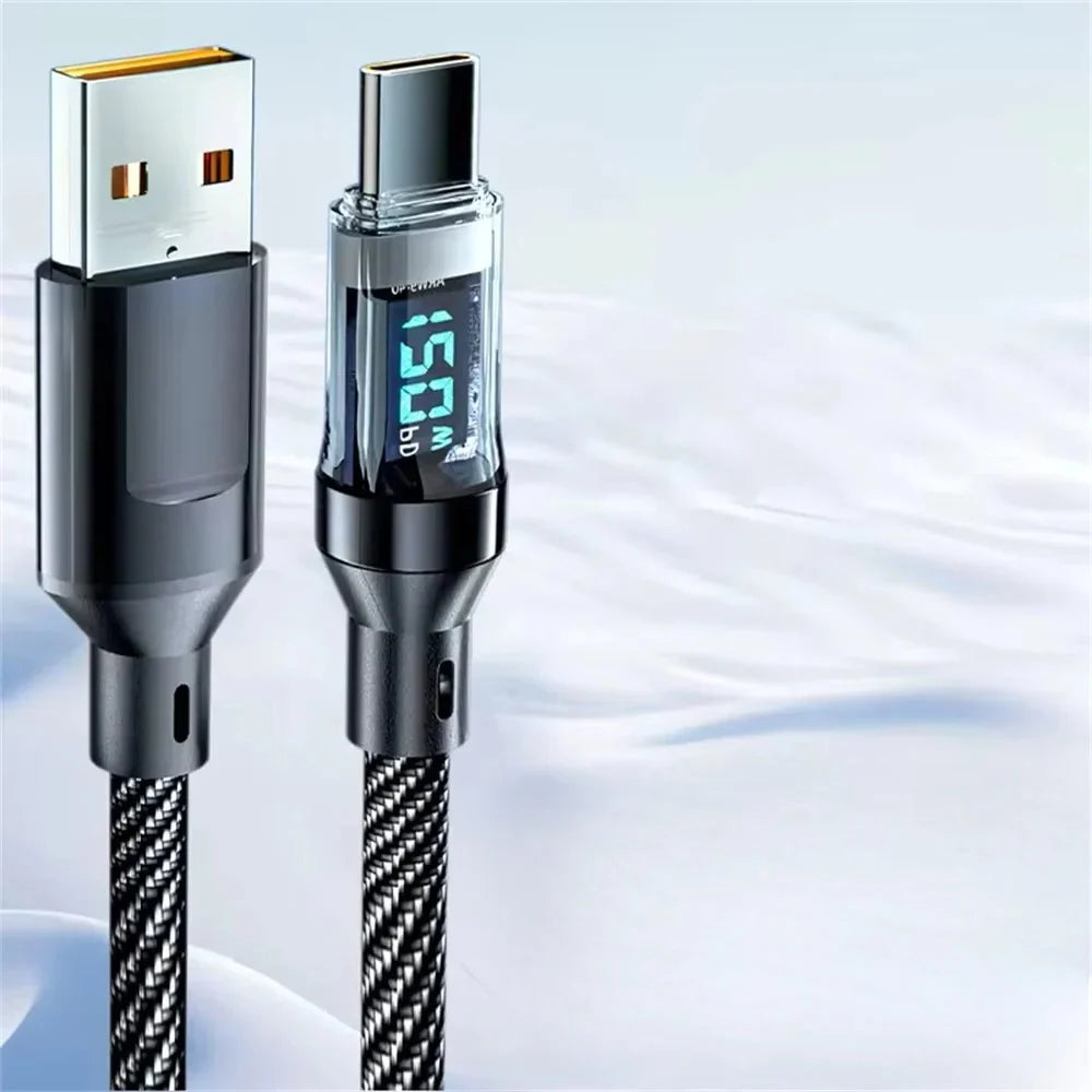 USB-C Charging Cable 120W With Power Display