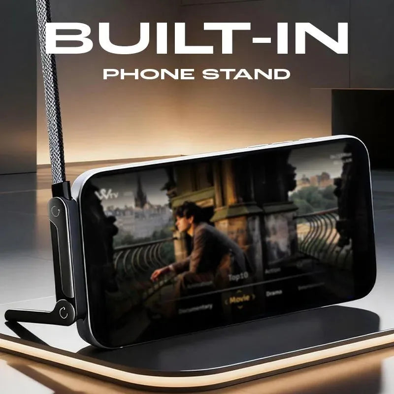 USB-C Charging Cable Built-In Phone Stand 240W Braided