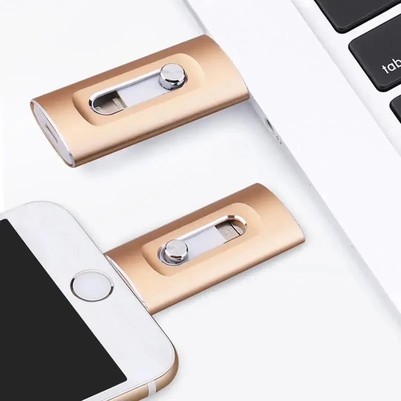 USB Flash Drive Lightning USB-C USB-A Connectors