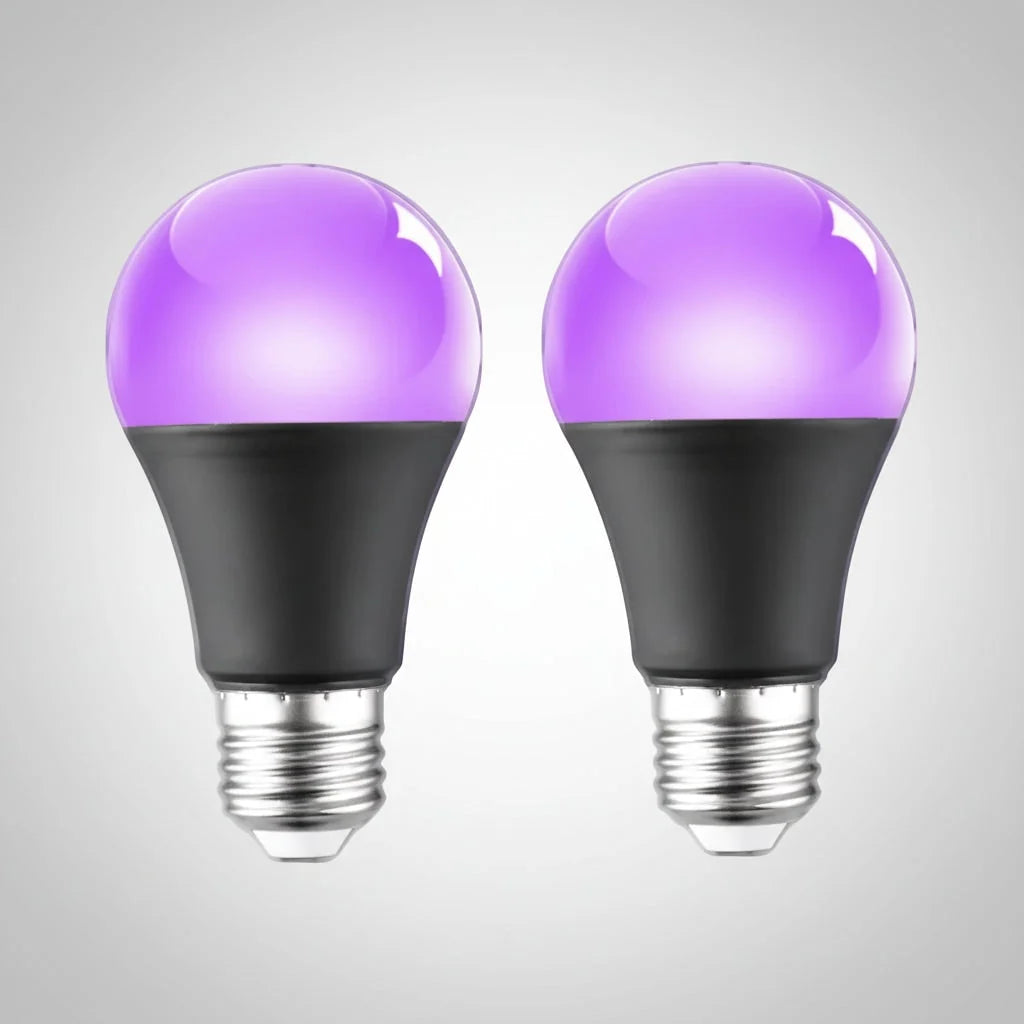 UV LED Black Light Bulb 12W E26 Purple Glow