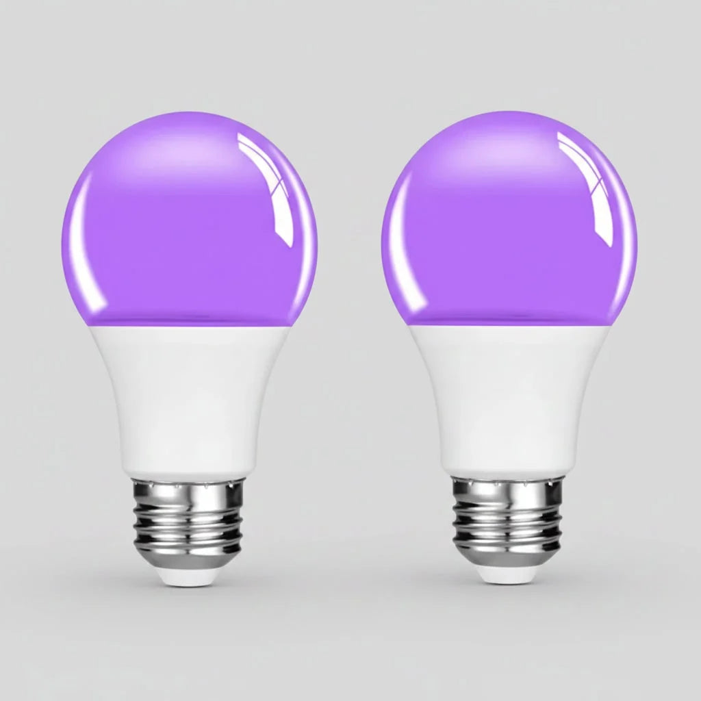 UV LED Black Light Bulb 12W E26 Purple Glow