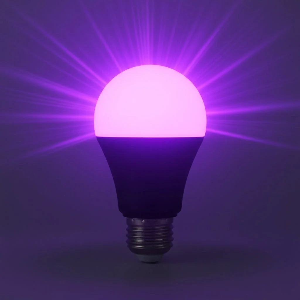 UV LED Black Light Bulb 12W E26 Purple Glow