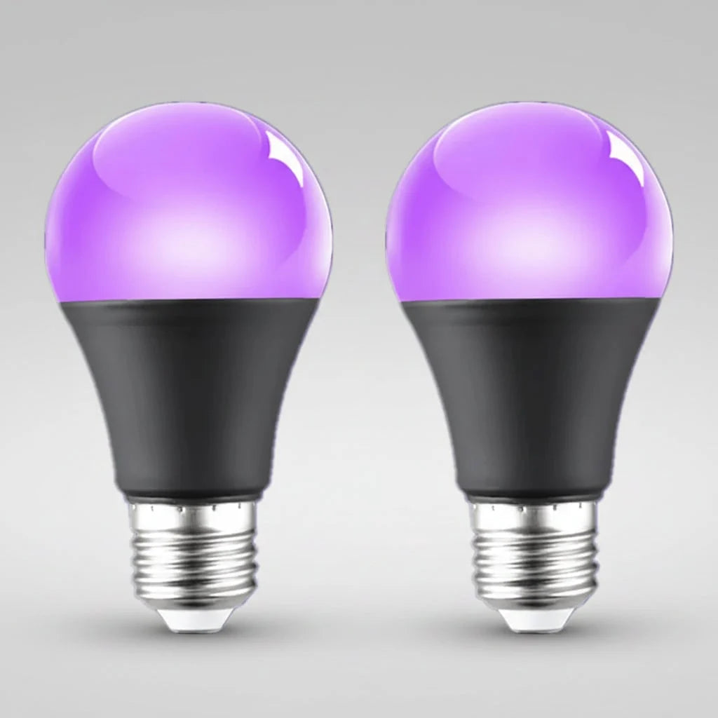 UV LED Black Light Bulb 12W E26 Purple Glow