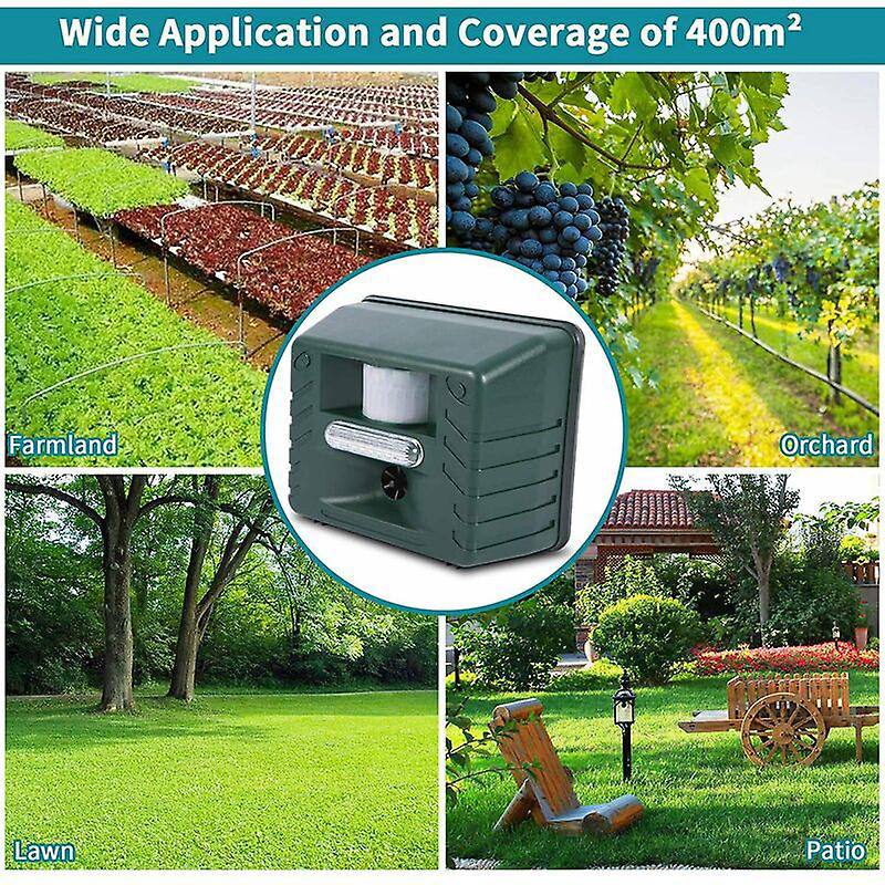 Ultrasonic Bird Repeller Weather-Resistant & Chemical-Free