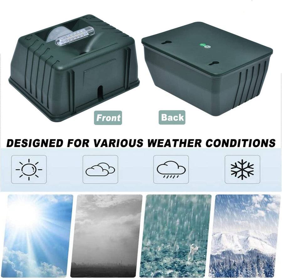 Ultrasonic Bird Repeller Weather-Resistant & Chemical-Free