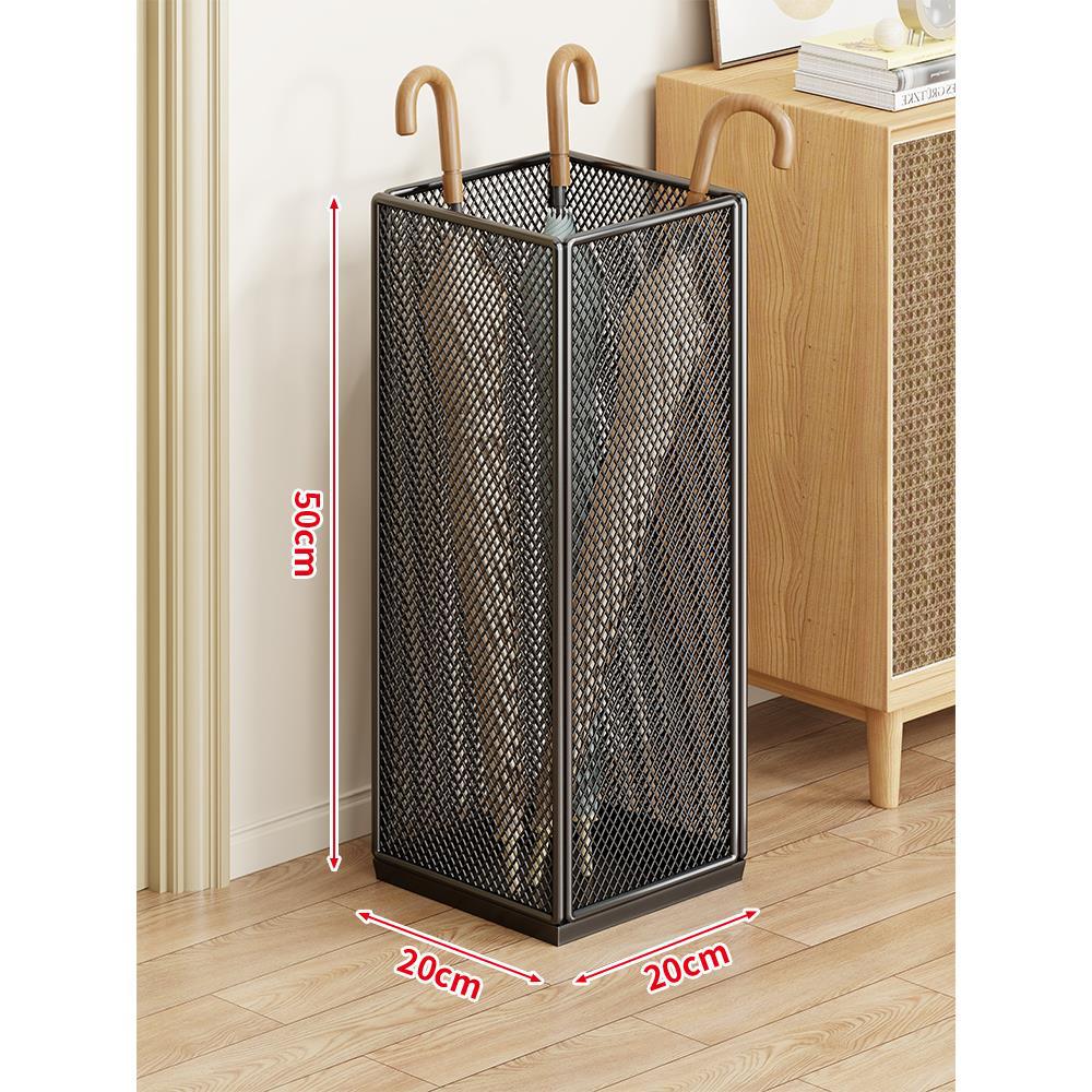 Umbrella Stand Ventilated Metal Mesh Space-Saving Storage