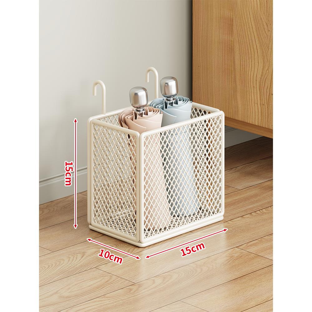 Umbrella Stand Ventilated Metal Mesh Space-Saving Storage