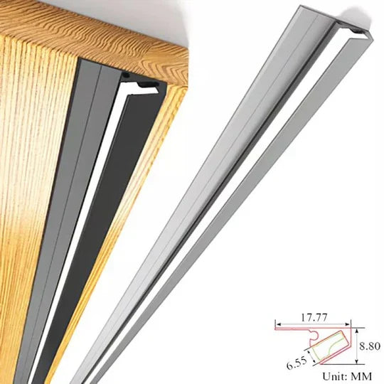 Under Cabinet LED Light Bars Aluminum 45-Degree Cut-To-Length