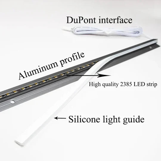 Under Cabinet LED Light Bars Aluminum 45-Degree Cut-To-Length