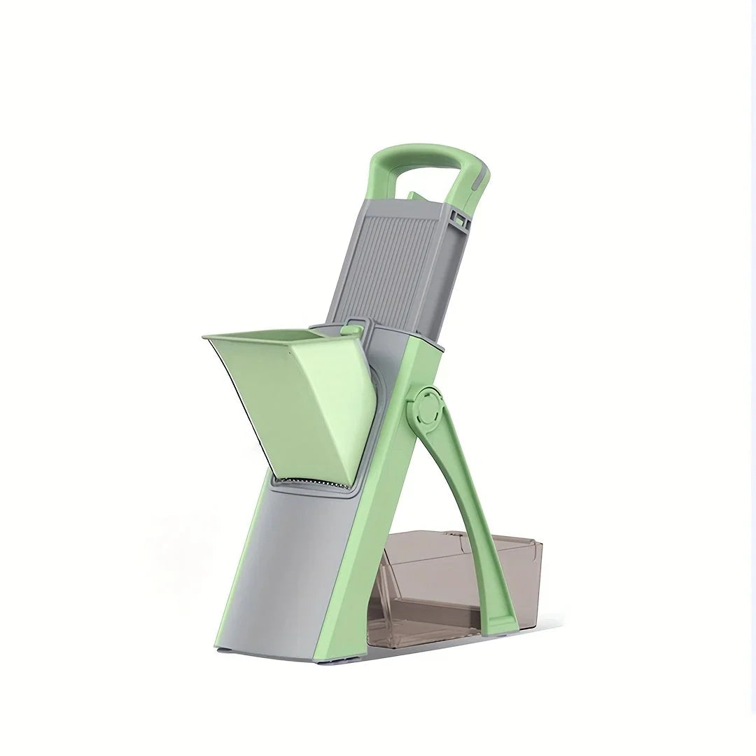 Vegetable Mandoline Slicer Adjustable Stainless Steel Blade Collection Bowl