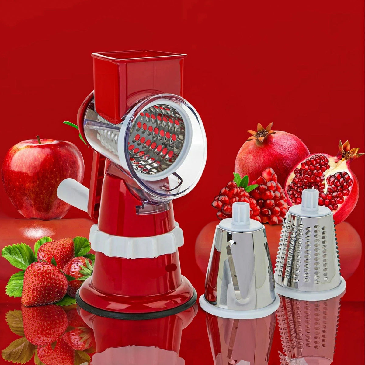 Vegetable Slicer Even Slices Hand Guard Dishwasher-Safe Parts