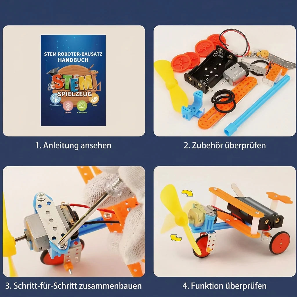 Vehicle Building Kit 5 Models Reusable Parts STEM Learning