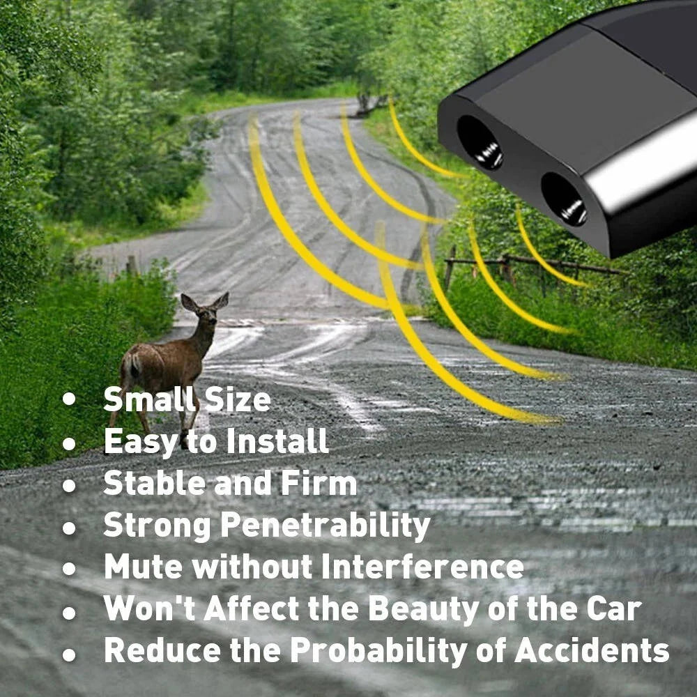 Vehicle Deer Warning Whistles Airflow-Activated Set of 8