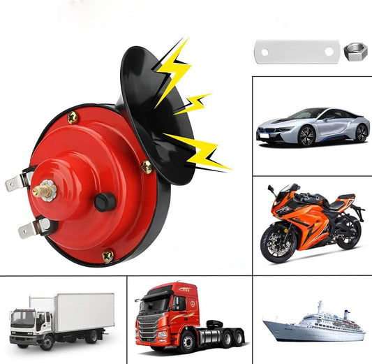 Vehicle Horn Dual-Tone 12V Weather-Resistant Housing