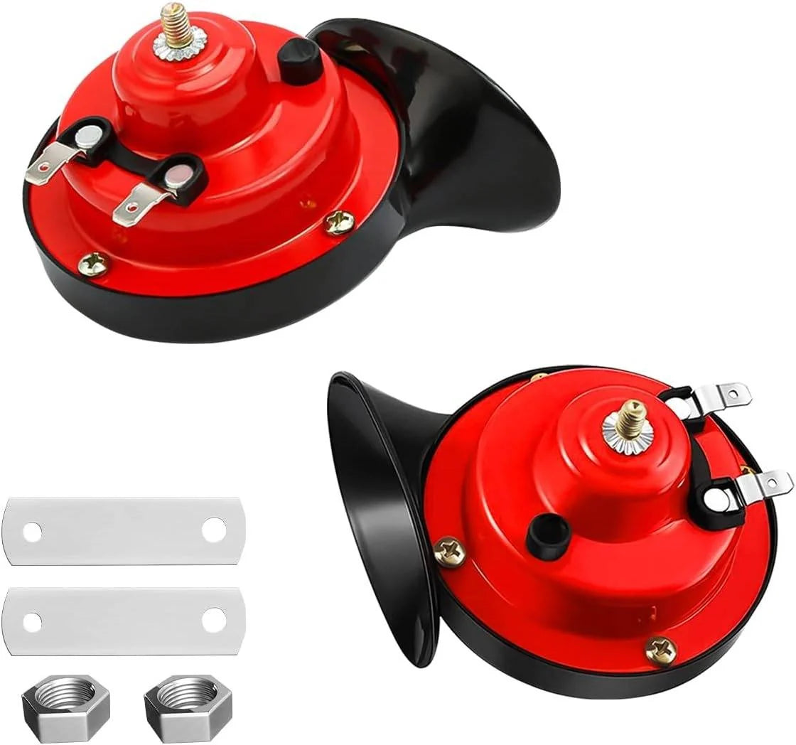 Vehicle Horn Dual-Tone 12V Weather-Resistant Housing