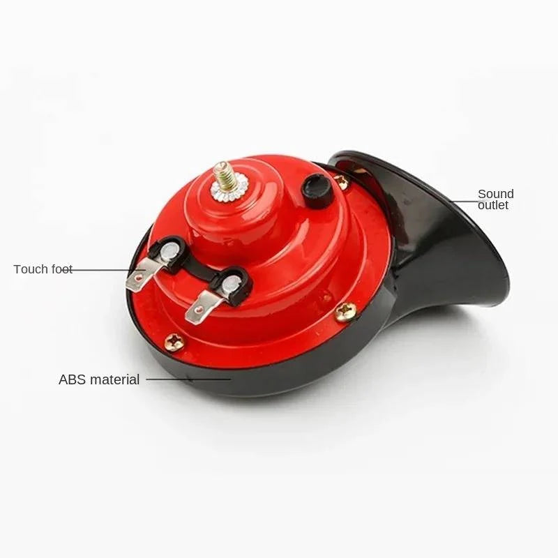 Vehicle Horn Dual-Tone 12V Weather-Resistant Housing