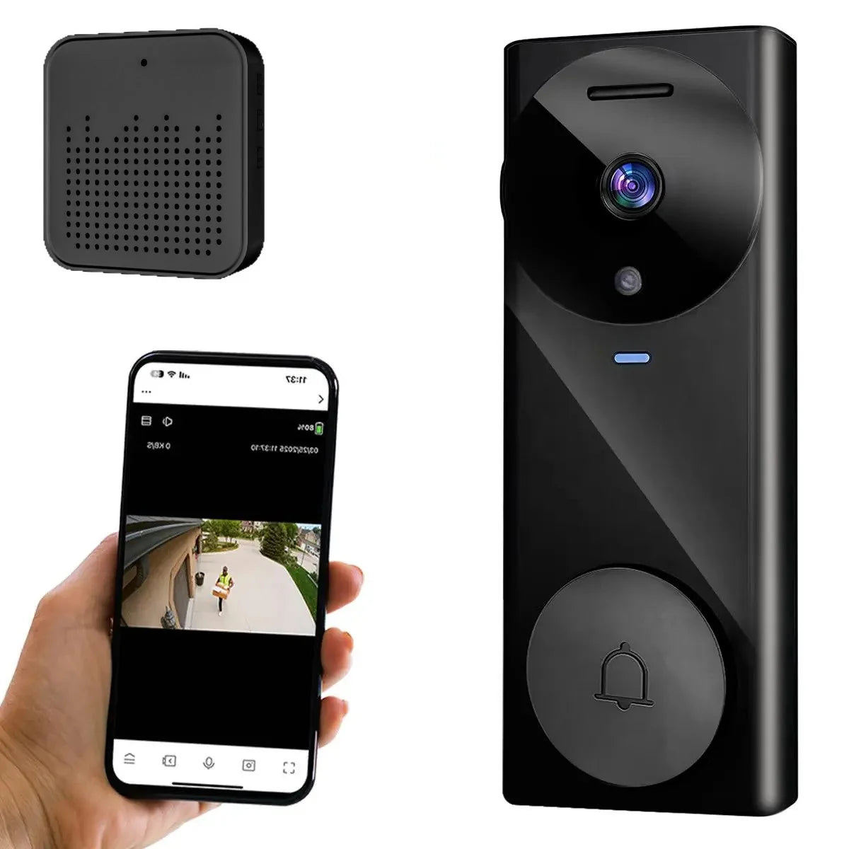 Video Doorbell Camera 1080P Night Vision Two-Way Audio