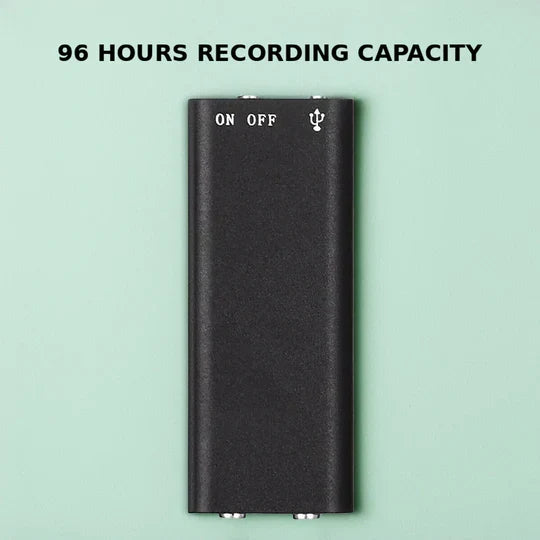 Voice Recorder Voice-Activated Compact Plug-and-Play Recording