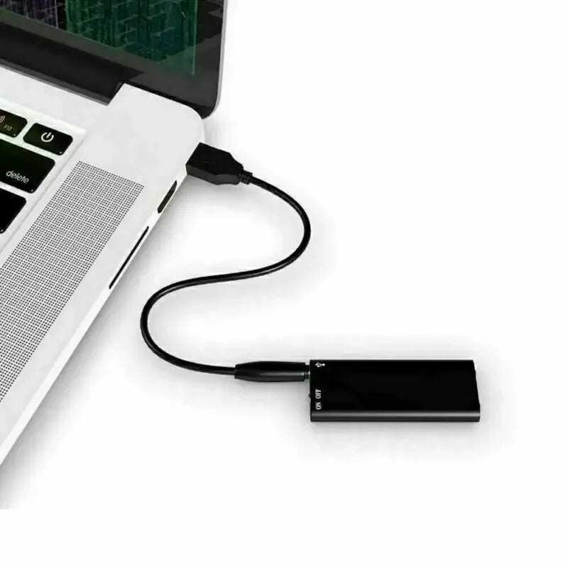 Voice Recorder Voice-Activated Magnetic Mount 8GB Storage