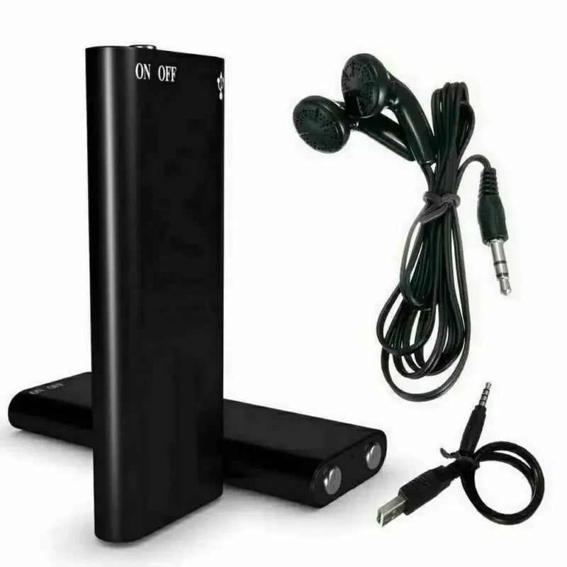 Voice Recorder Voice-Activated Magnetic Mount 8GB Storage