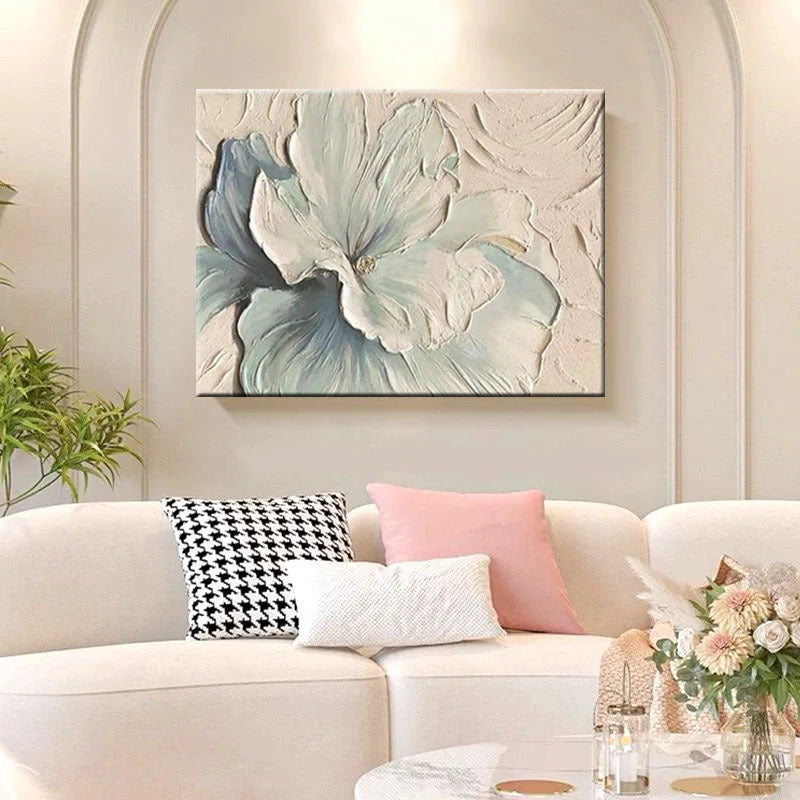 Wall Art 3D Floral Relief Lightweight Ready to Hang