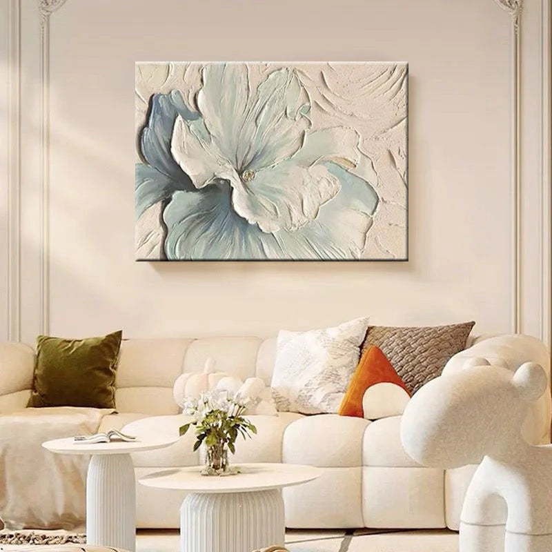 Wall Art 3D Floral Relief Lightweight Ready to Hang