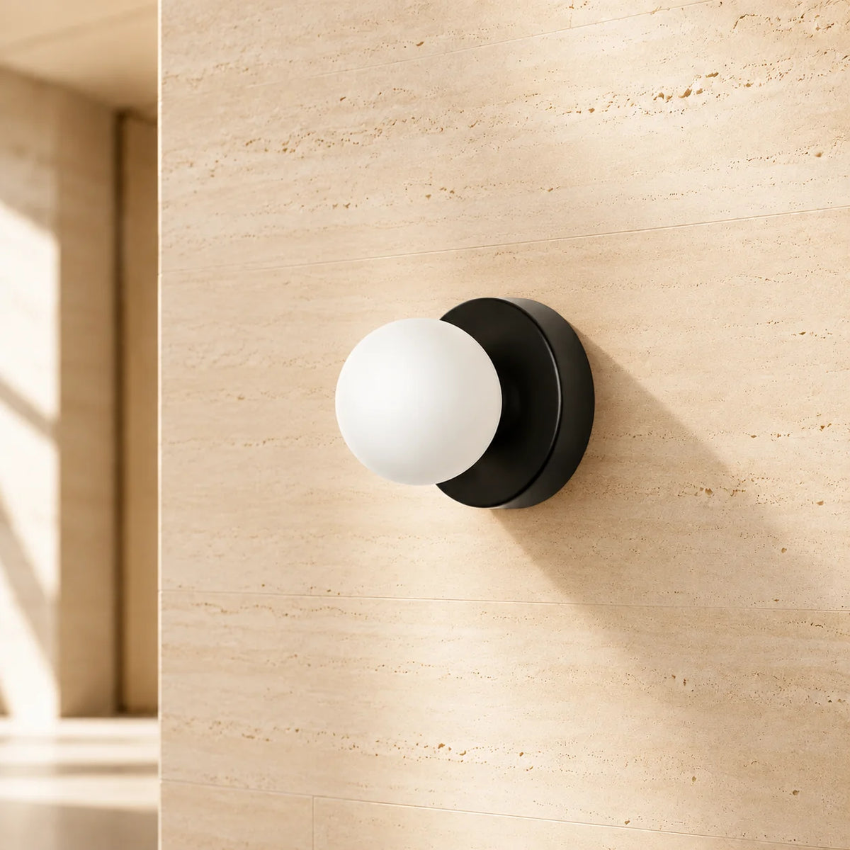 Wall & Ceiling Light Dual-Mount Frosted Glass