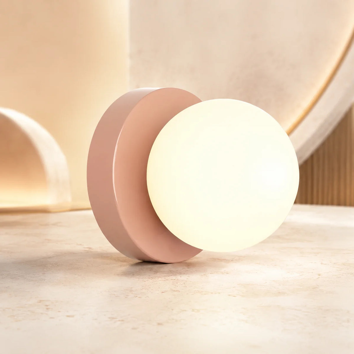 Wall & Ceiling Light Dual-Mount Frosted Glass