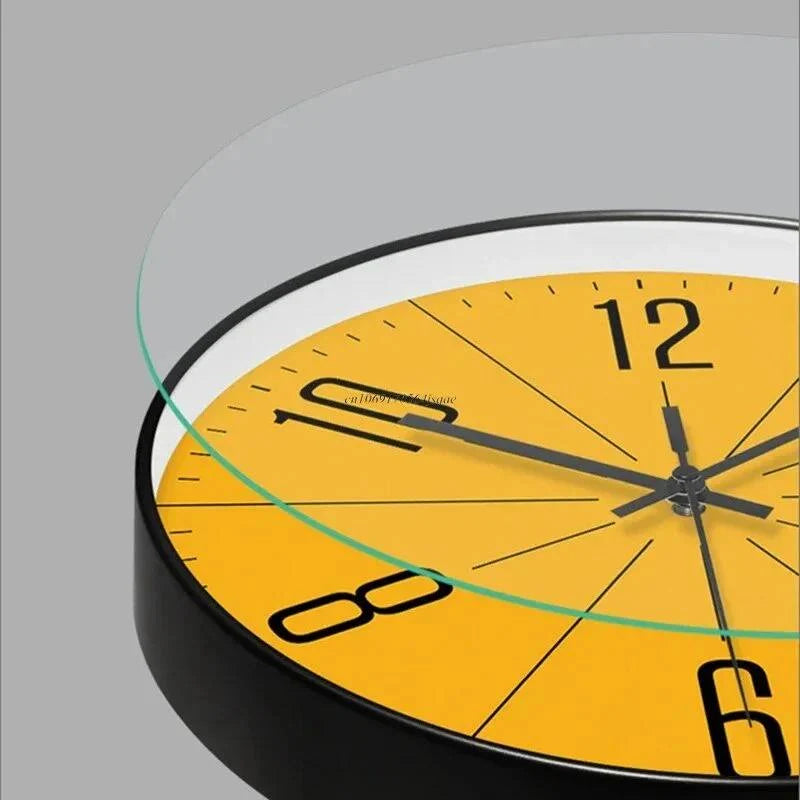 Wall Clock Modern Nordic Quartz Movement Easy-Read Numerals