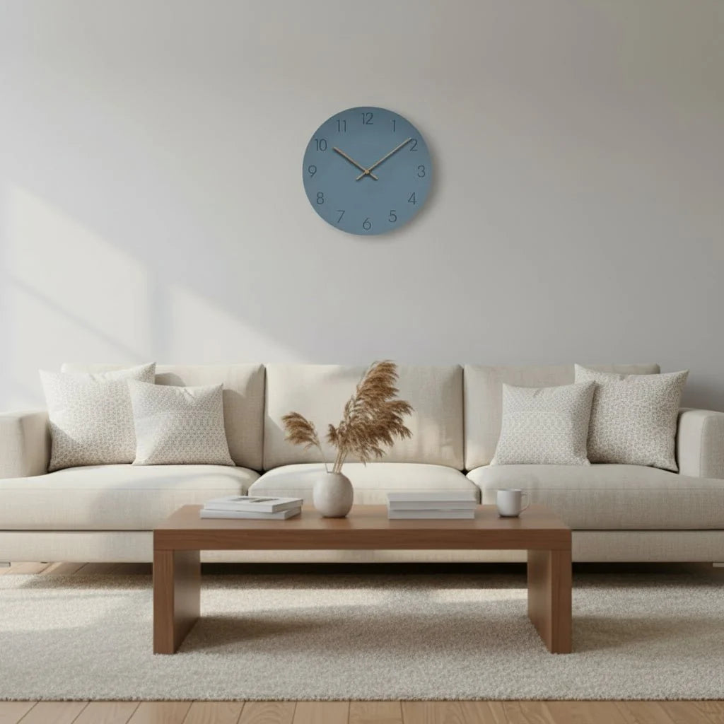 Wall Clock Silent Movement Minimalist Nordic Design