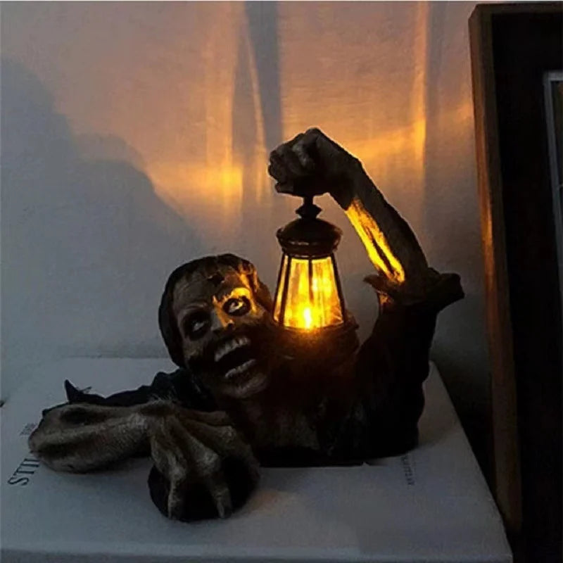 Wall Decoration 3D Crawling Zombie LED Lantern