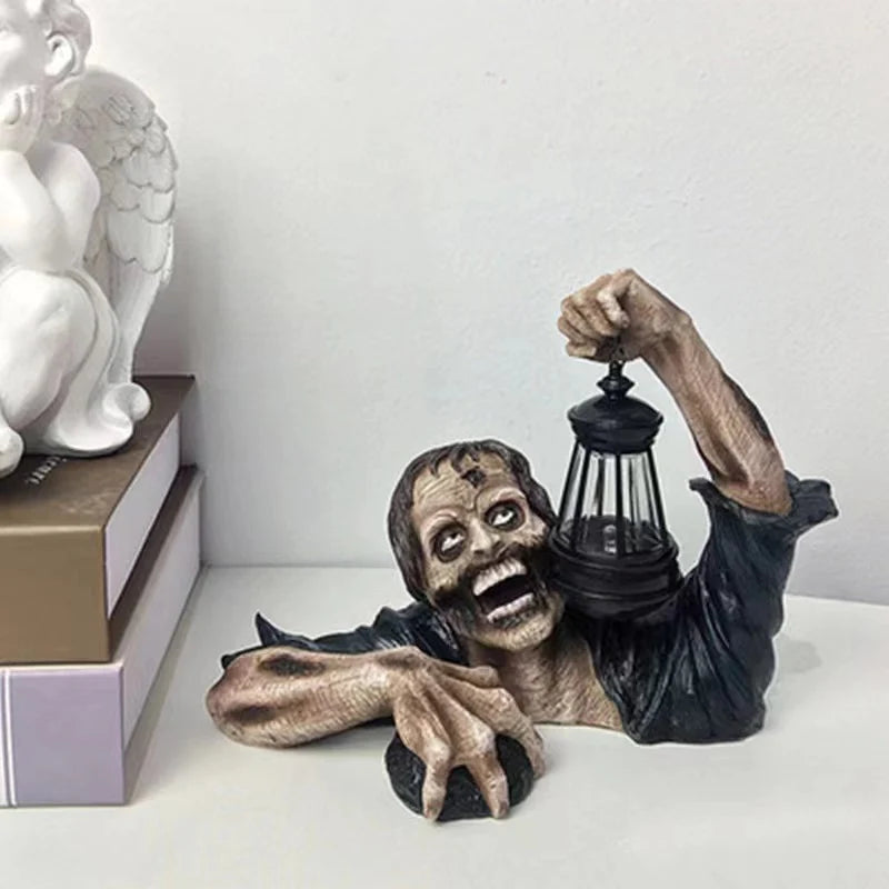 Wall Decoration 3D Crawling Zombie LED Lantern