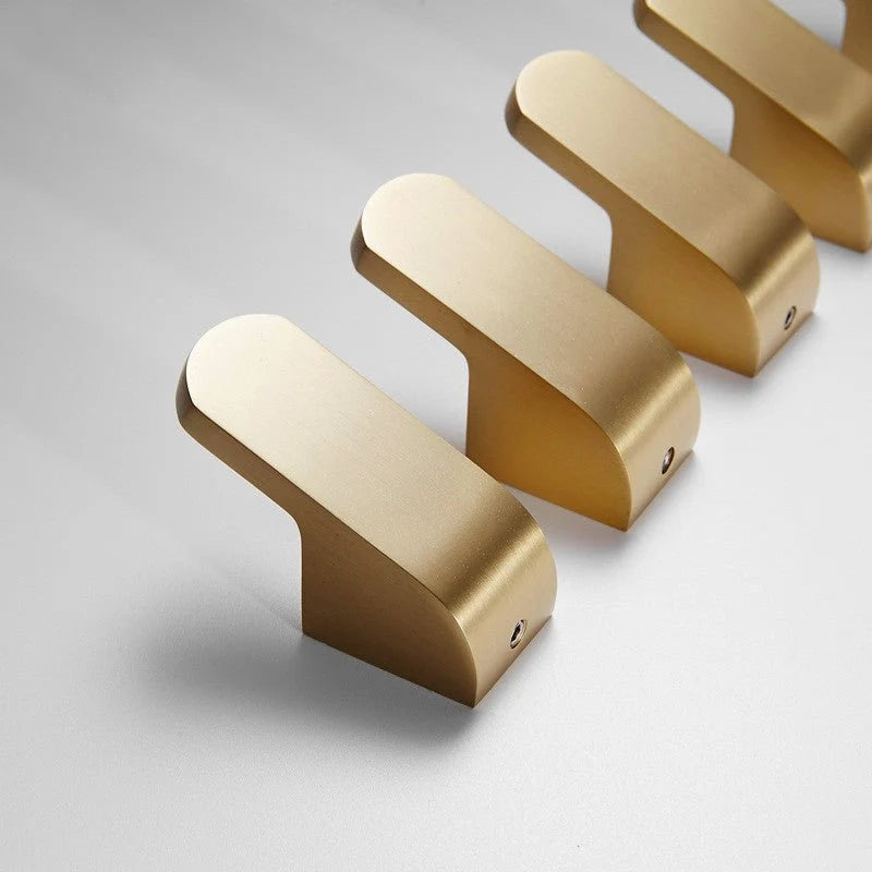 Wall Hook Brass Gold Finish Space-Saving