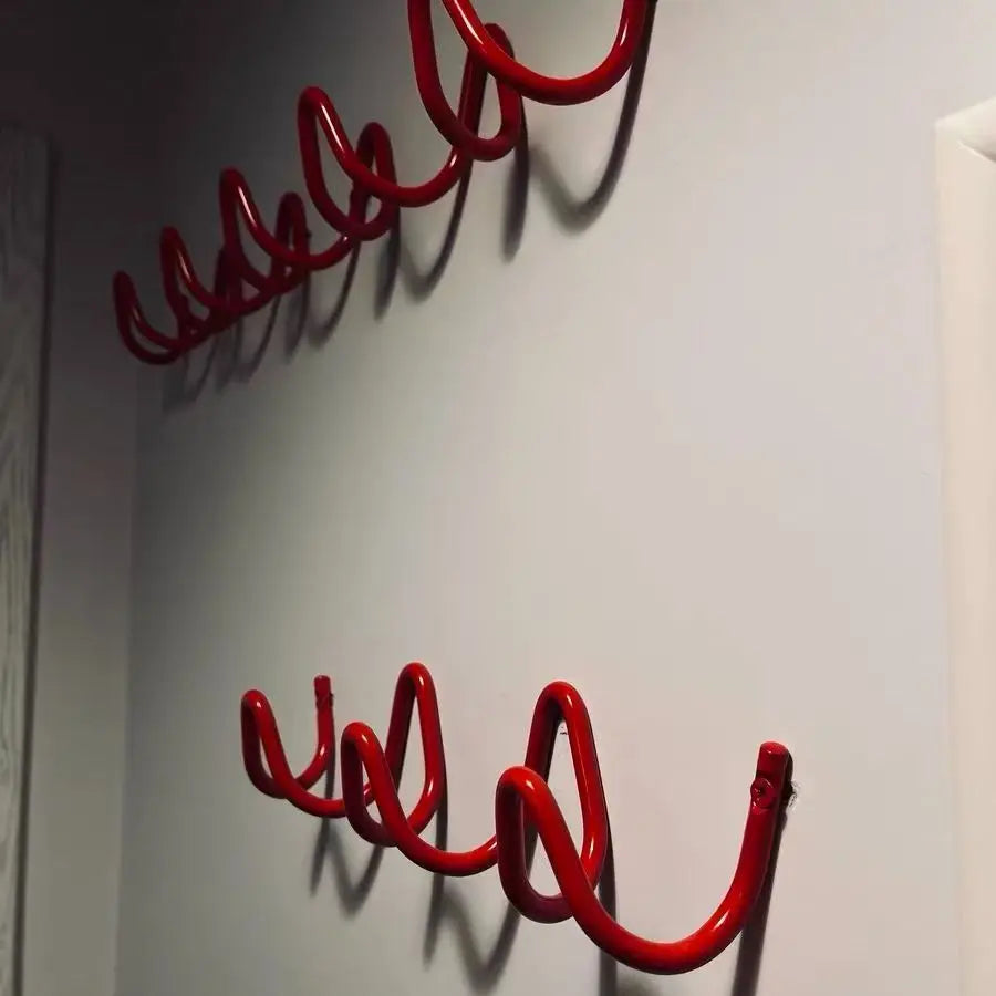 Wall Hook Rack Iron 3 Hooks Space-Saving Wall Storage