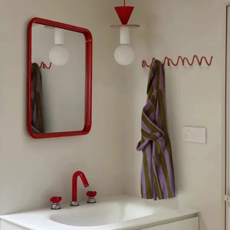 Wall Hook Rack Iron 3 Hooks Space-Saving Wall Storage