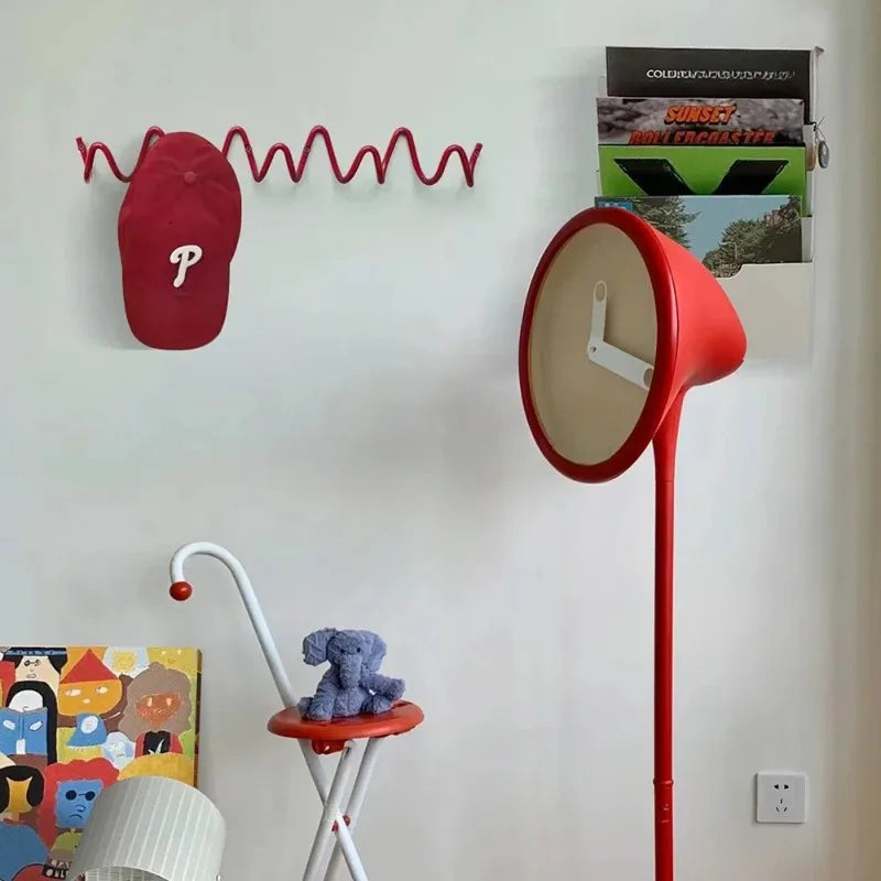 Wall Hook Rack Iron 3 Hooks Space-Saving Wall Storage