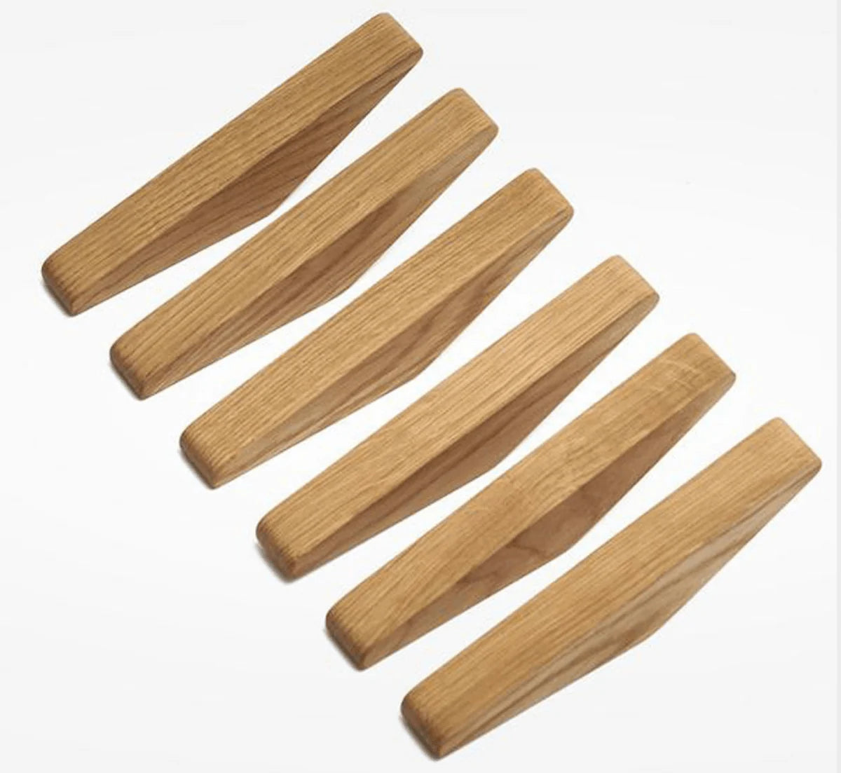 Wall Hooks Solid Wood Two-Tone Design